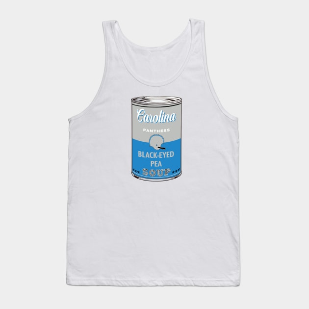 Carolina Panthers Soup Can Tank Top by Rad Love